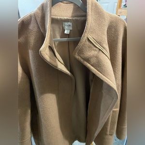 Warm and stylish JCrew camel colored coat